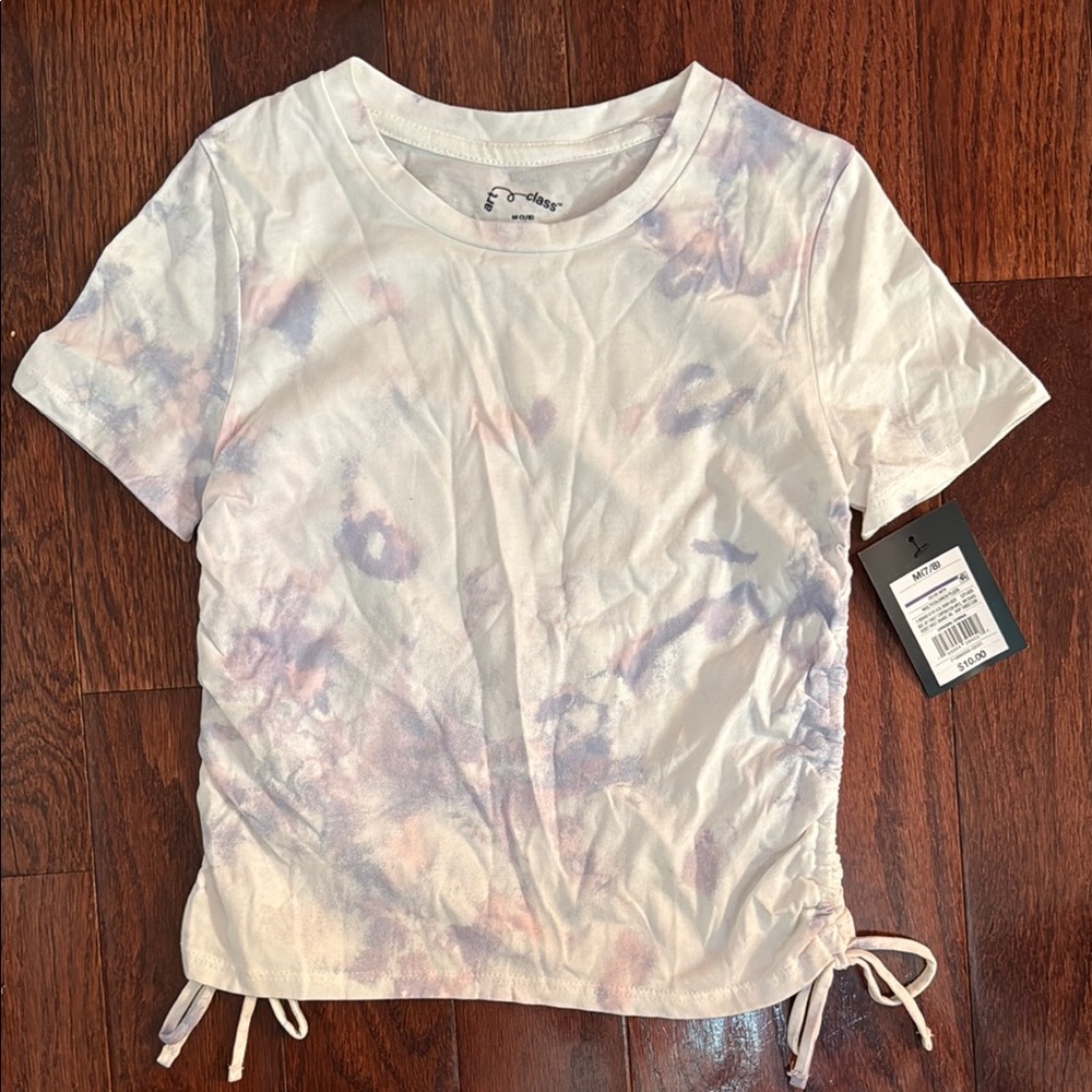 Wild Fable Pastel Tie-Dye Short Sleeve Top